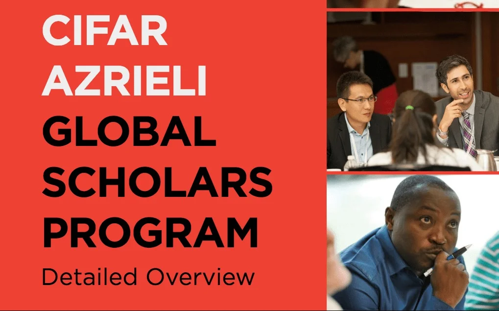 Canada CIFAR Azrieli Global Scholars Program 2023-2025